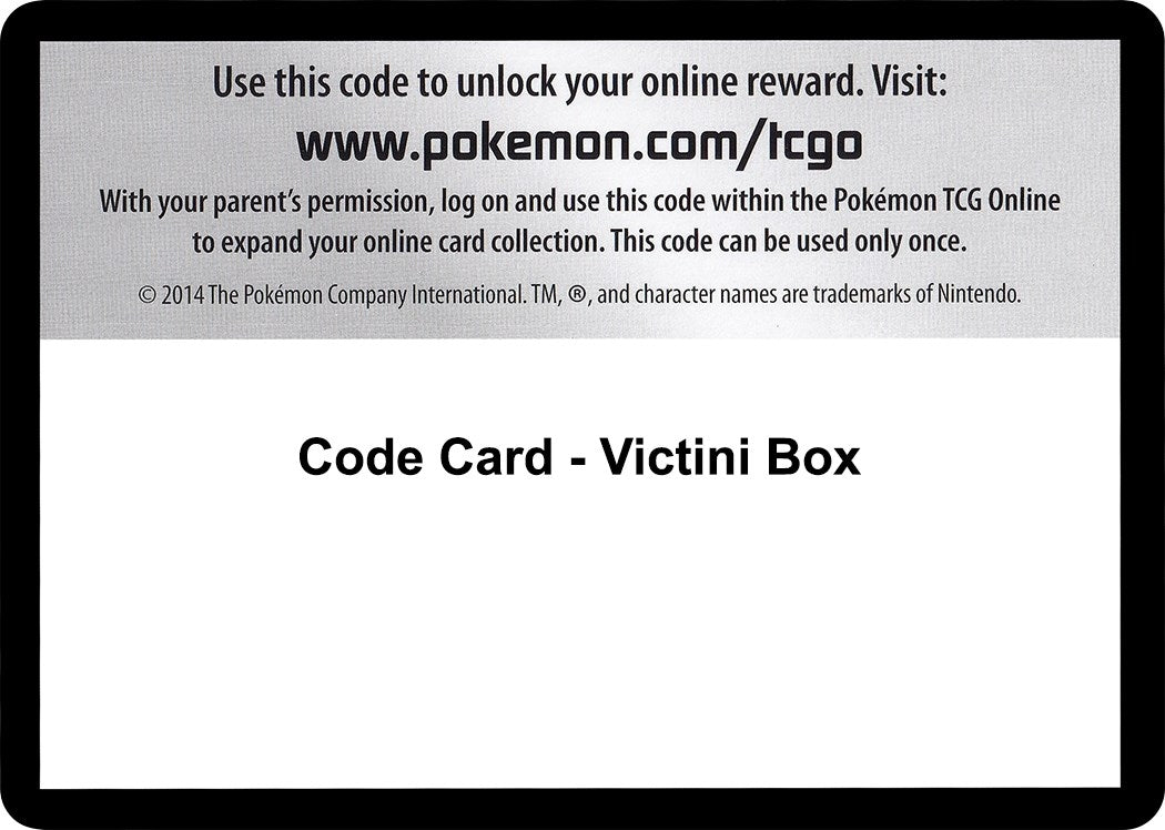 Image for Code Card - Victini Box - Pokemon