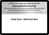 Image for Code Card - Reshiram Box - Pokemon