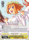 Image for Pure Wish, Yotsuba Nakano (The Quintessential Quintuplets 2) (5HY/W90-E004 R) - Weiss Schwarz