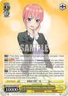 Image for In School Uniform, Ichika Nakano (SR) (The Quintessential Quintuplets 2) (5HY/W90-E007S SR) - Weiss Schwarz