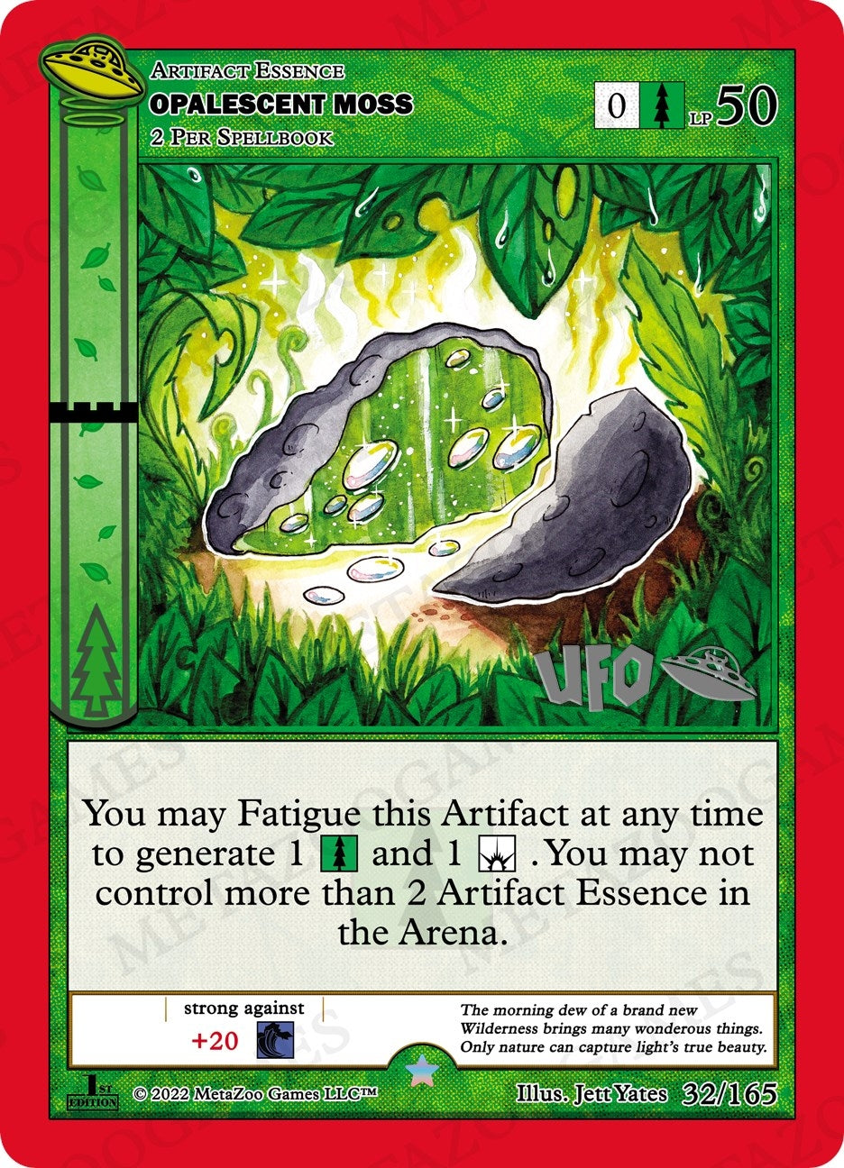 Image for Opalescent Moss (UFO: First Edition Spoiler Pack) (032/165) - MetaZoo