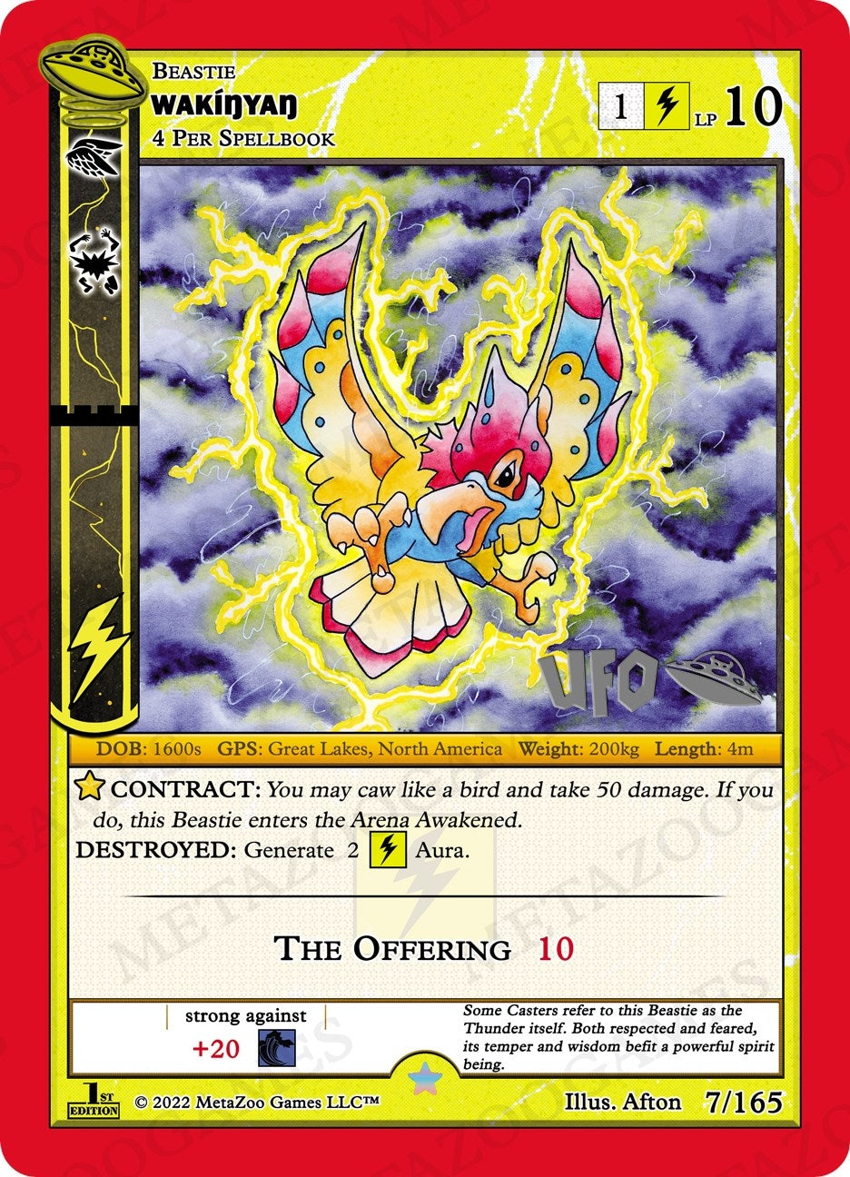 Image for Wakinyan (UFO: First Edition Spoiler Pack) (007/165) - MetaZoo