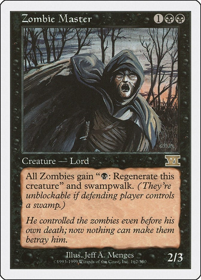 Image for Zombie Master (Classic Sixth Edition) (162) - Magic: The Gathering