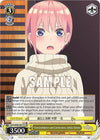 Image for Overconfidence and Carelessness, Ichika Nakano (SR) (The Quintessential Quintuplets 2) (5HY/W90-E017S SR) - Weiss Schwarz