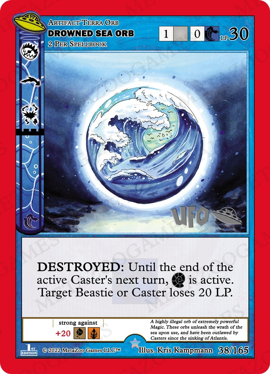 Image for Drowned Sea Orb (UFO: First Edition Spoiler Pack) (038/165) - MetaZoo