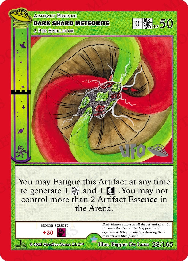 Image for Dark Shard Meteorite (UFO: First Edition Spoiler Pack) (028/165) - MetaZoo