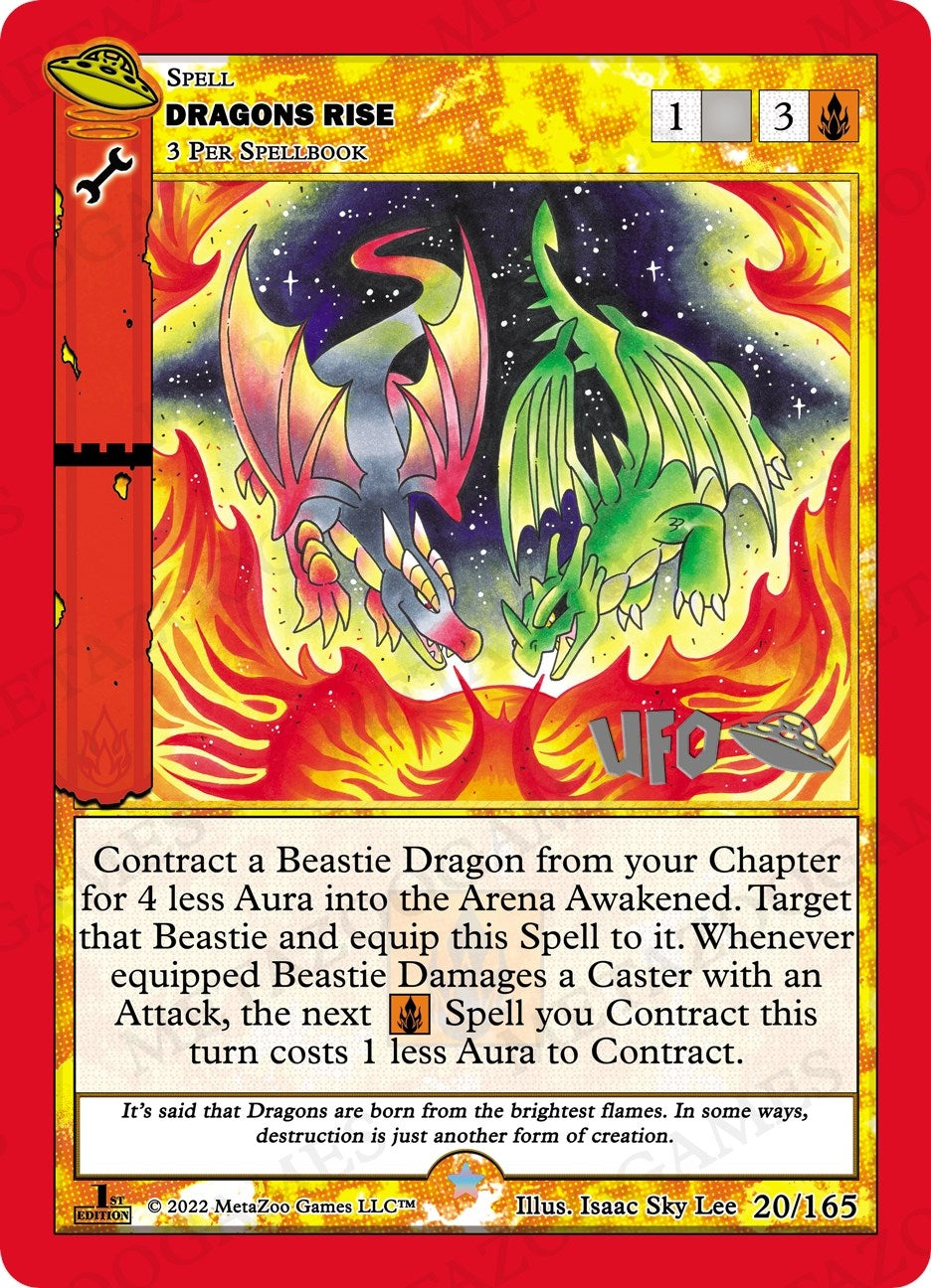 Image for Dragons Rise (UFO: First Edition Spoiler Pack) (020/165) - MetaZoo