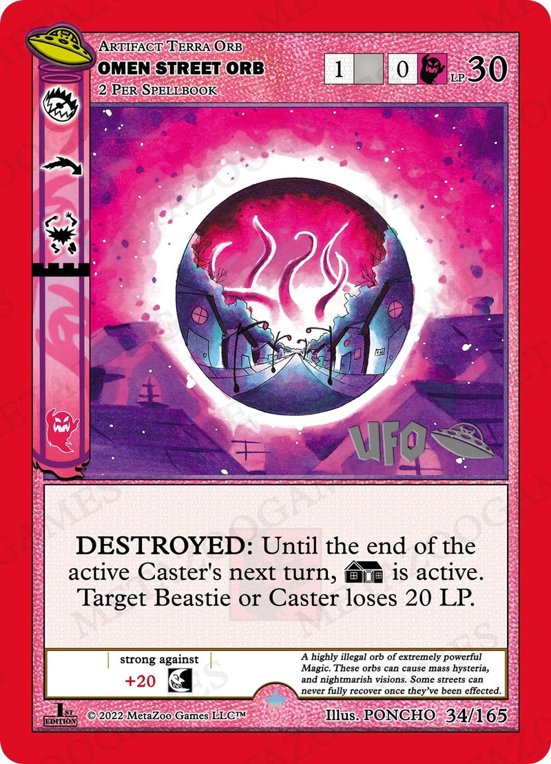 Image for Omen Street Orb (UFO: First Edition Spoiler Pack) (034/165) - MetaZoo