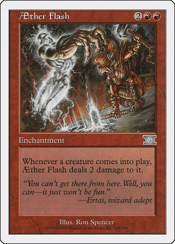 Image for Aether Flash (Classic Sixth Edition) (163) - Magic: The Gathering