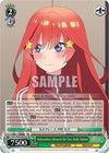 Image for Awkwardness Between the Two, Itsuki Nakano (SR) (The Quintessential Quintuplets 2) (5HY/W90-E035S SR) - Weiss Schwarz