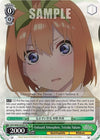 Image for Awkward Atmosphere, Yotsuba Nakano (SR) (The Quintessential Quintuplets 2) (5HY/W90-E038S SR) - Weiss Schwarz