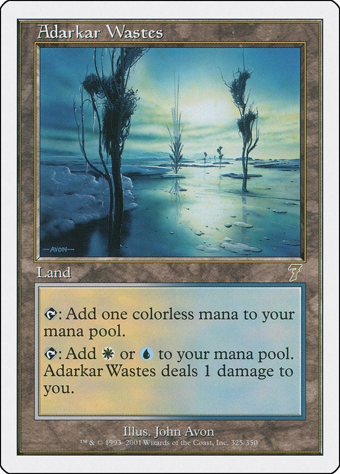 Image for Adarkar Wastes (7th Edition) (325) - Magic: The Gathering