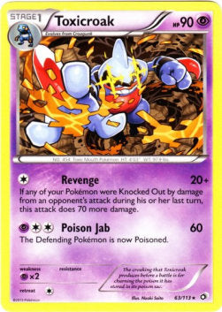 Toxicroak - Legendary Treasures (Rare) [LTR-63]