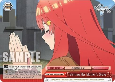 Image for Visiting Her Mother's Grave (The Quintessential Quintuplets 2) (5HY/W90-E079 CR) - Weiss Schwarz