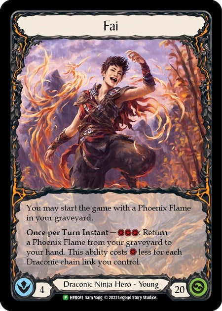 Image for Fai - HER061 (Flesh and Blood: Promo Cards) (HER061) - Flesh and Blood TCG