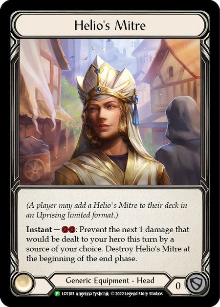Image for Helio's Mitre - LGS103 (Flesh and Blood: Promo Cards) (LGS103) - Flesh and Blood TCG