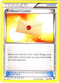 Professor's Letter - XY (Uncommon) [XY-123]