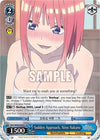 Image for Sudden Approach, Nino Nakano (SR) (The Quintessential Quintuplets 2) (5HY/W90-E089S SR) - Weiss Schwarz