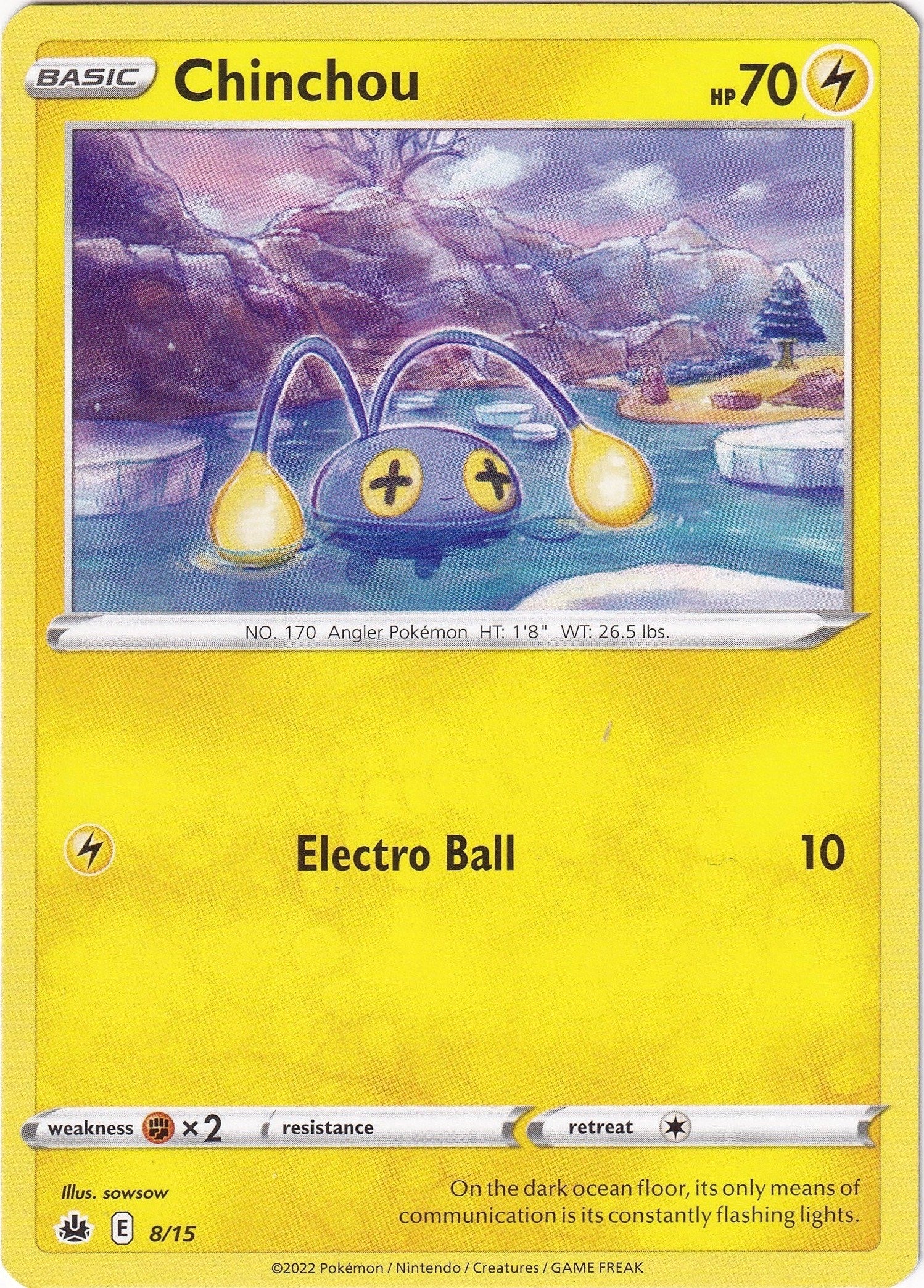 Image for Chinchou (McDonald's Promos 2022) (008/015) - Pokemon