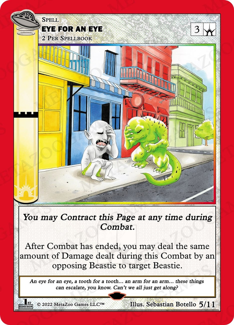 Image for Eye For An Eye (UFO: First Edition Release Event Deck) (5/11) - MetaZoo