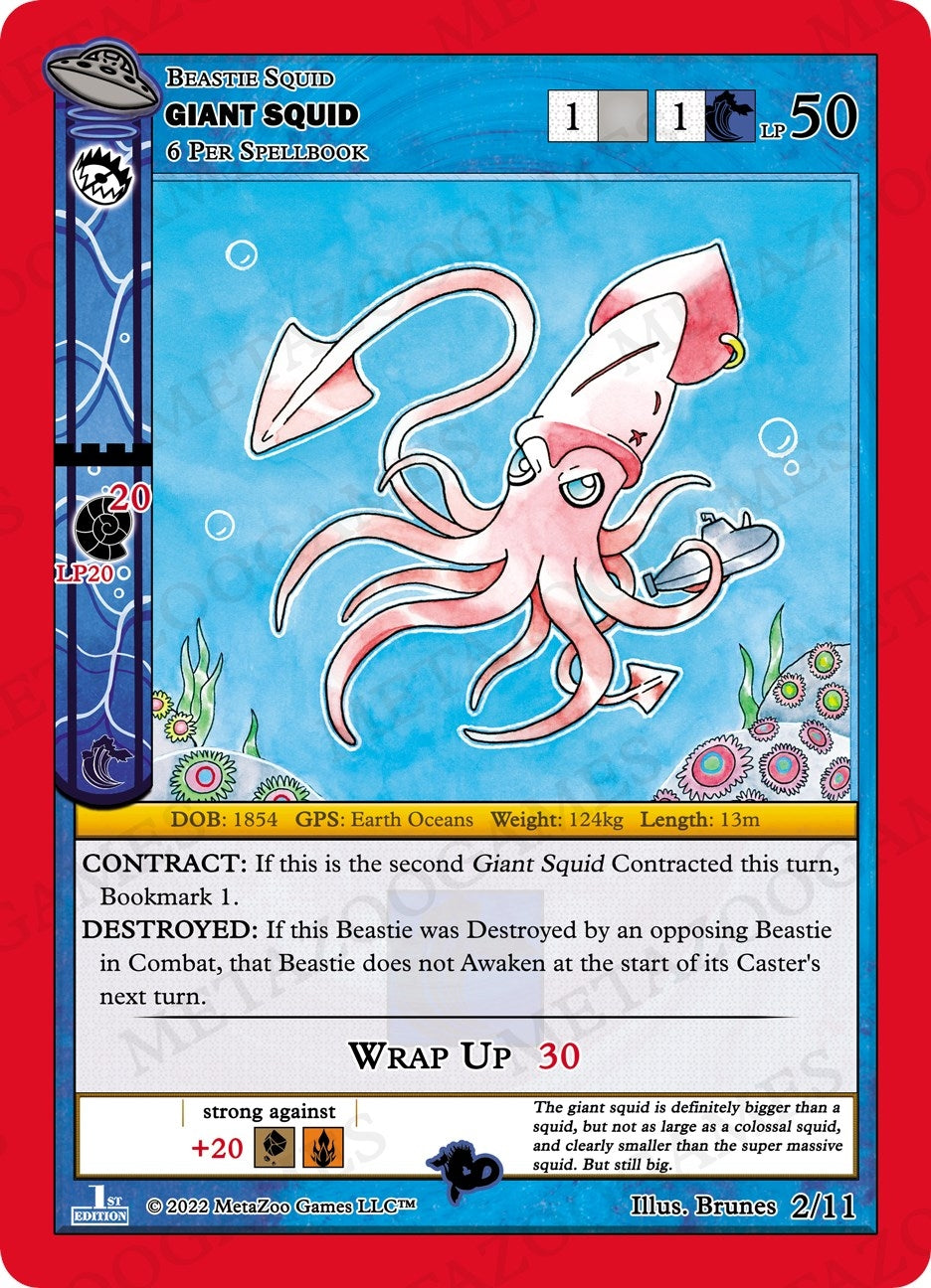 Image for Giant Squid (UFO: First Edition Release Event Deck) (2/11) - MetaZoo