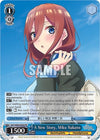 Image for A New Story, Miku Nakano (The Quintessential Quintuplets 2) (5HY/W90-PE04 PR) - Weiss Schwarz