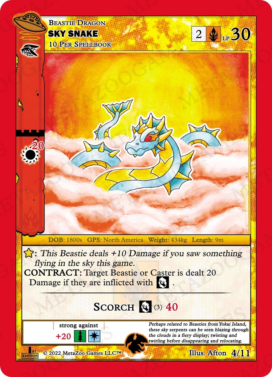 Image for Sky Snake (UFO: First Edition Tribal Theme Decks) (4/11) - MetaZoo