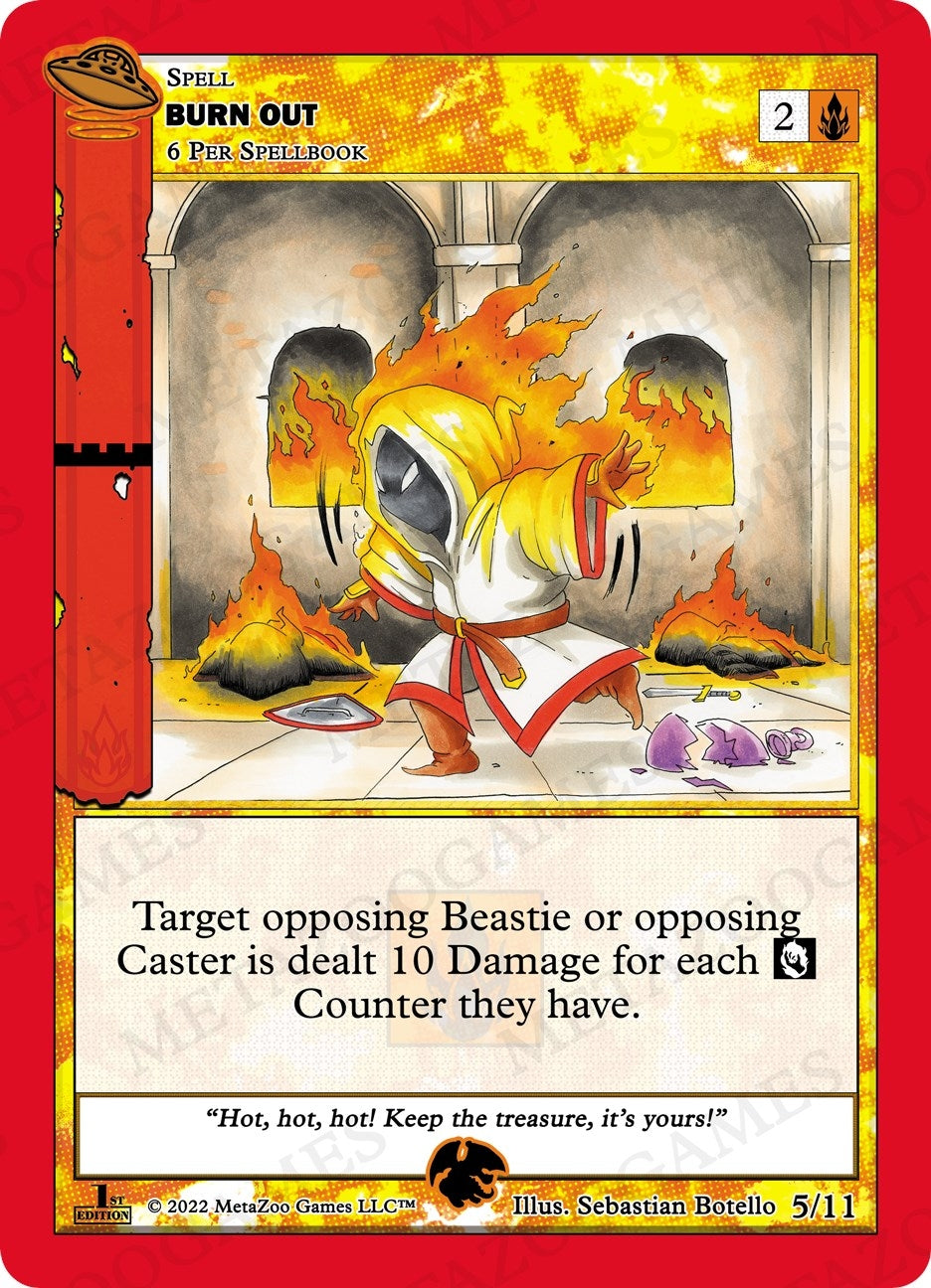 Image for Burn Out (UFO: First Edition Tribal Theme Decks) (5/11) - MetaZoo
