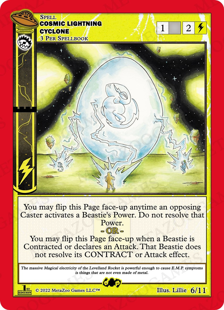 Image for Cosmic Lightning Cyclone (UFO: First Edition Tribal Theme Decks) (6/11) - MetaZoo