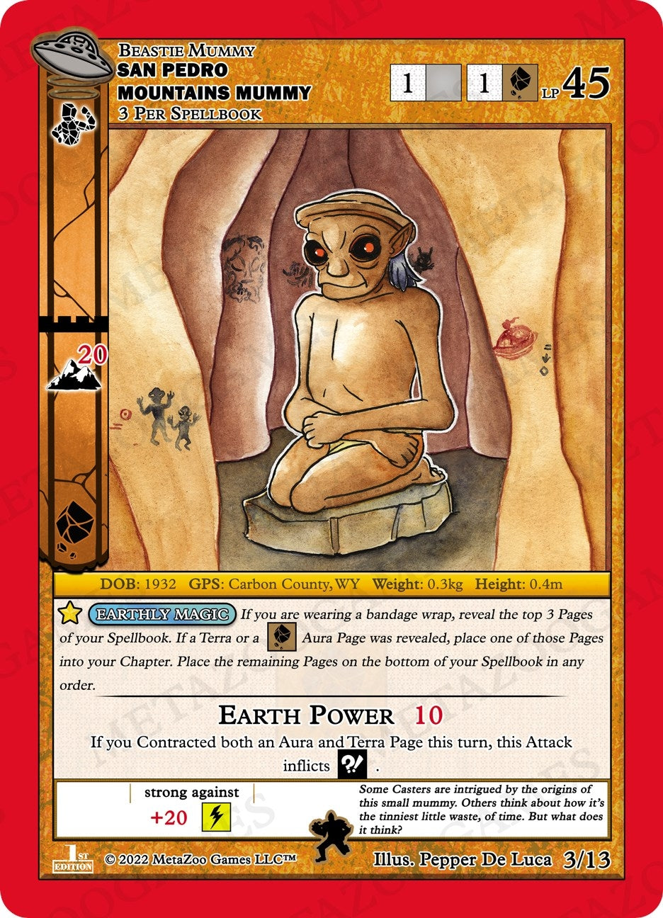 Image for San Pedro Mountains Mummy (UFO: First Edition Tribal Theme Decks) (3/13) - MetaZoo