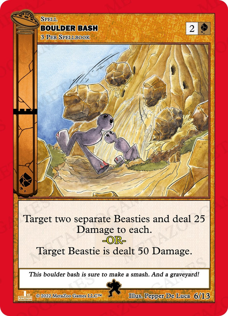 Image for Boulder Bash (UFO: First Edition Tribal Theme Decks) (6/13) - MetaZoo