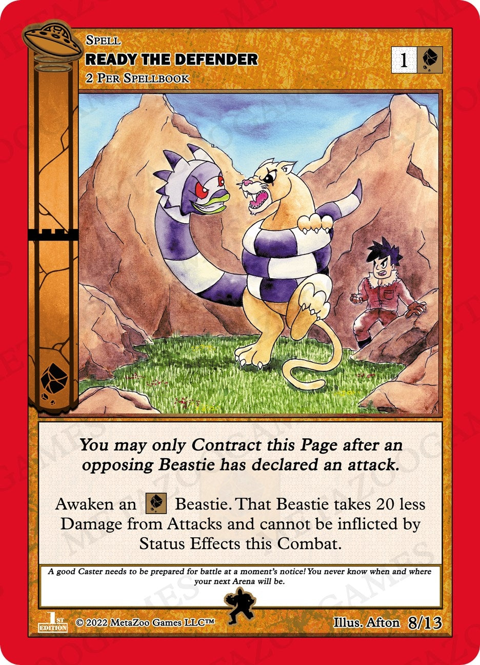 Image for Ready the Defender (UFO: First Edition Tribal Theme Decks) (8/13) - MetaZoo