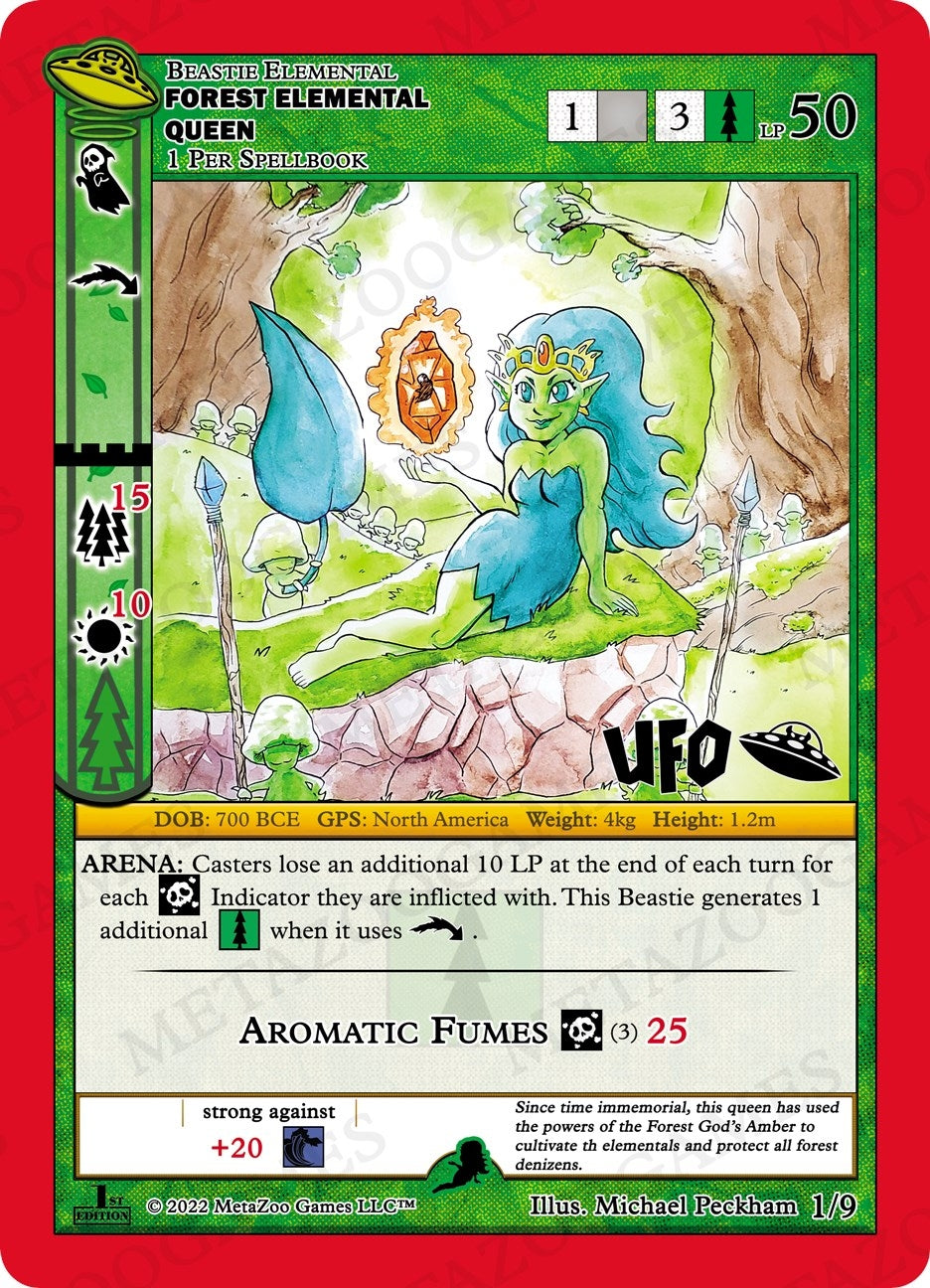 Image for Forest Elemental Queen (UFO: First Edition Tribal Theme Decks) (1/9) - MetaZoo