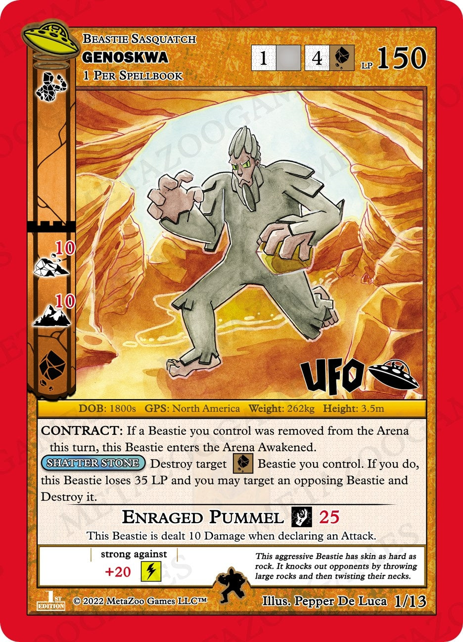 Image for Genoskwa (UFO: First Edition Tribal Theme Decks) (1/13) - MetaZoo
