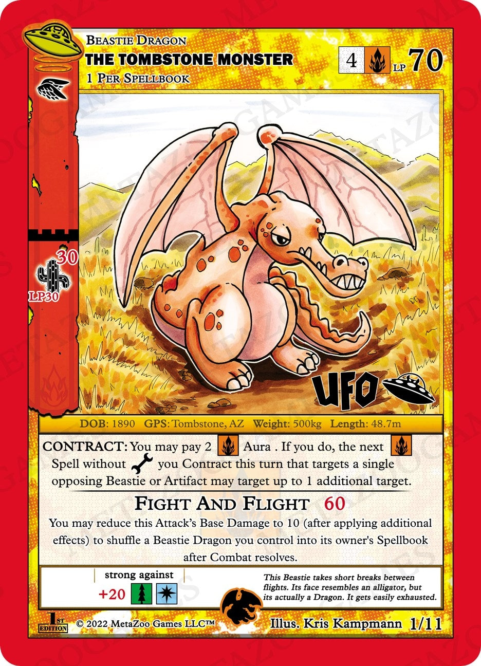 Image for The Tombstone Monster (UFO: First Edition Tribal Theme Decks) (1/11) - MetaZoo