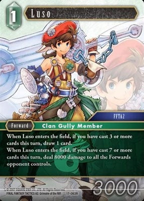 Image for Luso (Rebellion's Call) (17-063R) - Final Fantasy TCG