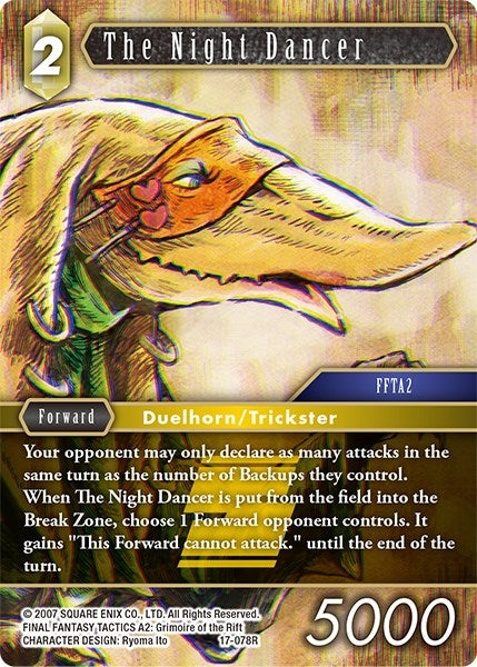 Image for The Night Dancer (Rebellion's Call) (17-078R) - Final Fantasy TCG