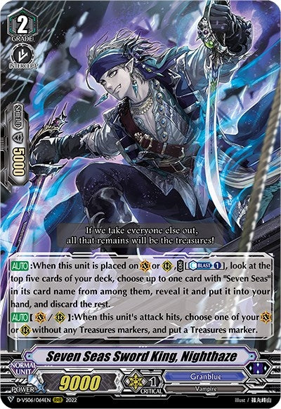 Image for Seven Seas Sword King, Nighthaze (D-VS06: V Clan Collection Vol.6) (D-VS06/064EN) - Cardfight Vanguard
