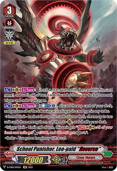Image for School Punisher, Leo-pald "Reverse" (SP) (D-VS06: V Clan Collection Vol.6) (D-VS06/SP11EN) - Cardfight Vanguard