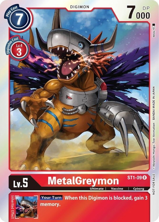 Image for MetalGreymon (Official Tournament Pack Vol. 6) (ST1-09 R) [Starter Deck 01: Gaia Red]