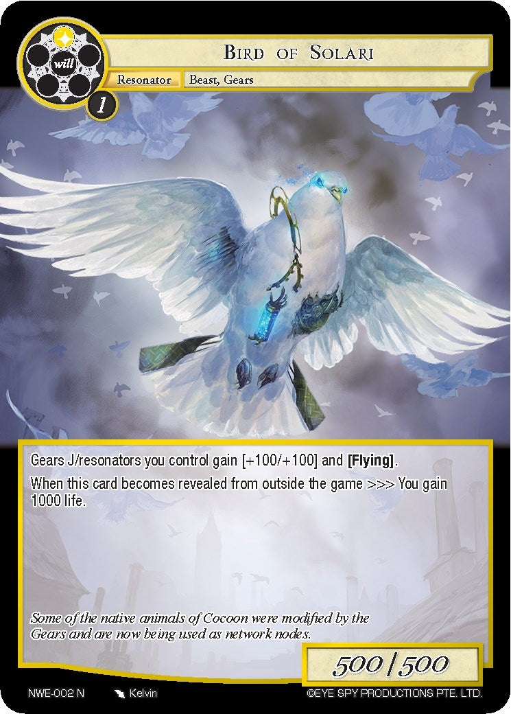 Image for Bird of Solari (A New World Emerges) (NWE-002 N) - Force of Will