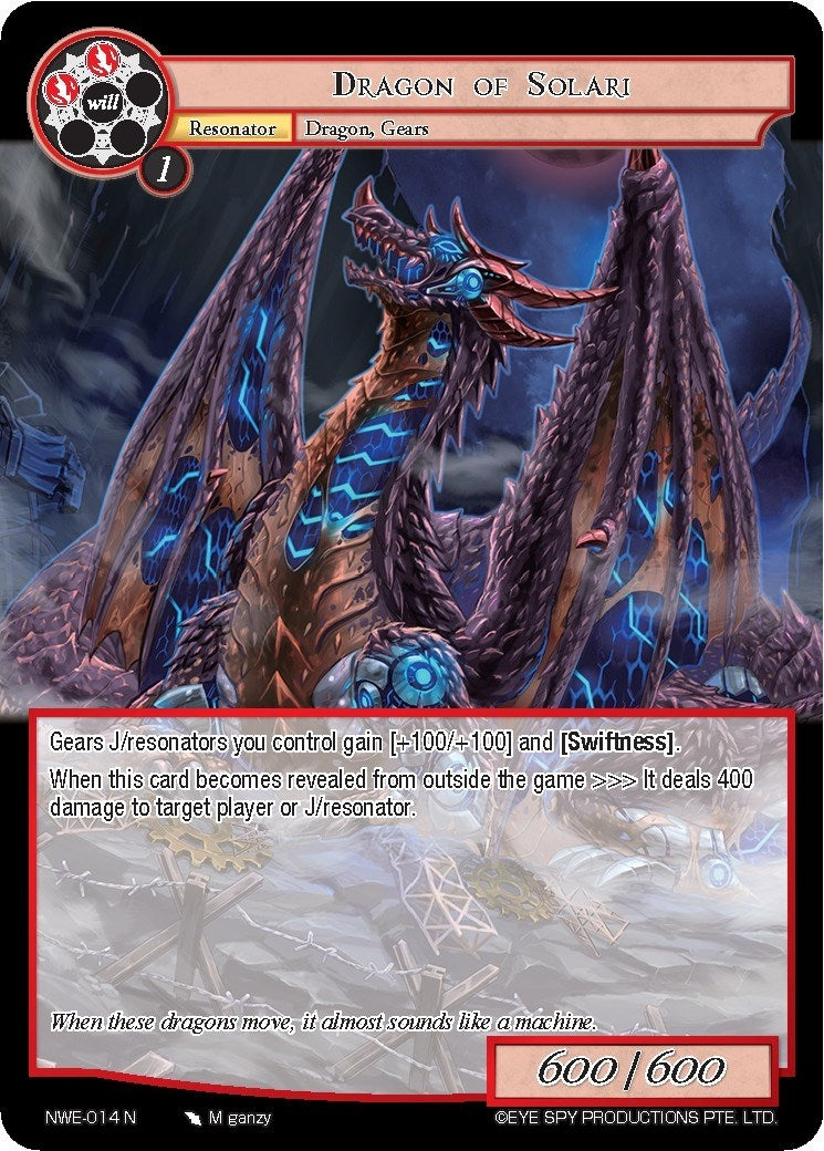 Image for Dragon of Solari (A New World Emerges) (NWE-014 N) - Force of Will