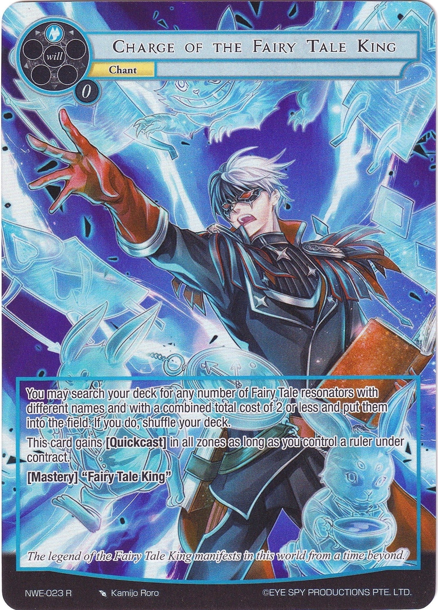 Image for Charge of the Fairy Tale King (Full Art) (A New World Emerges) (NWE-023 R) - Force of Will