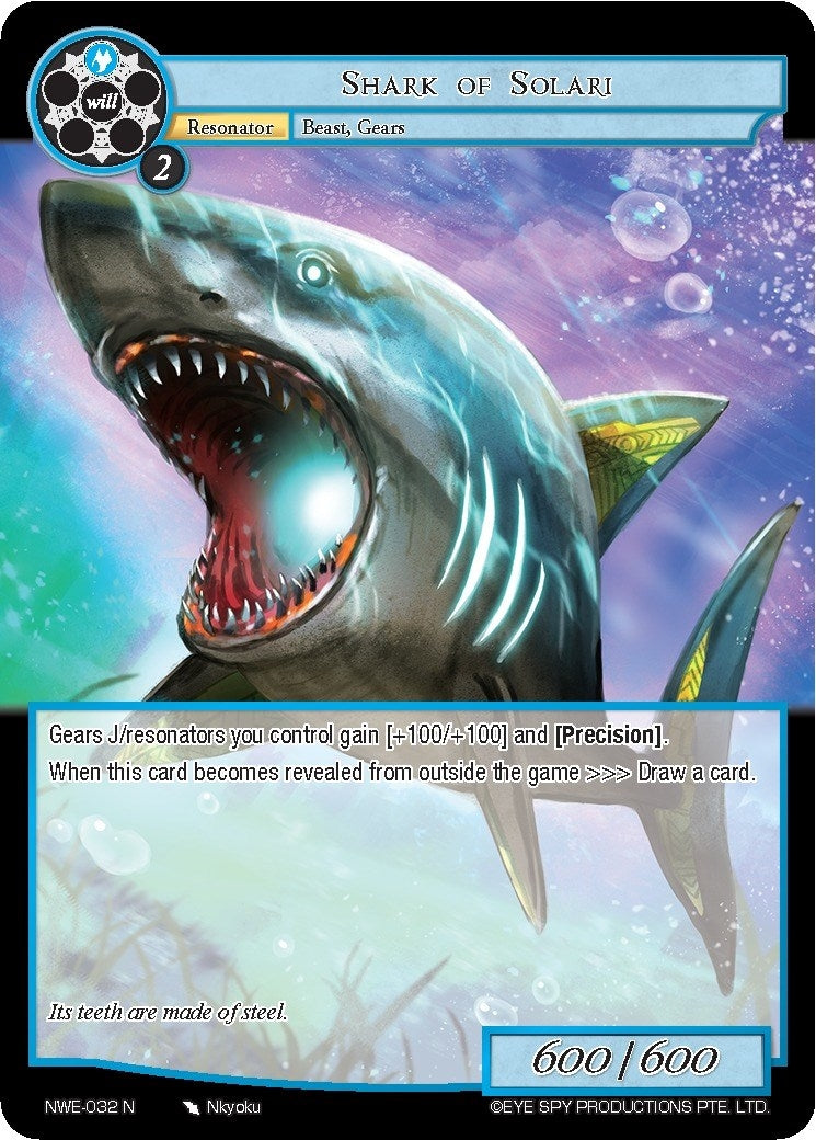 Image for Shark of Solari (A New World Emerges) (NWE-032 N) - Force of Will
