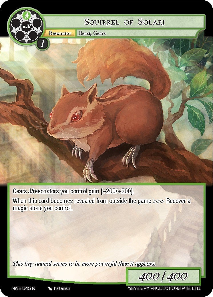 Image for Squirrel of Solari (A New World Emerges) (NWE-045 N) - Force of Will