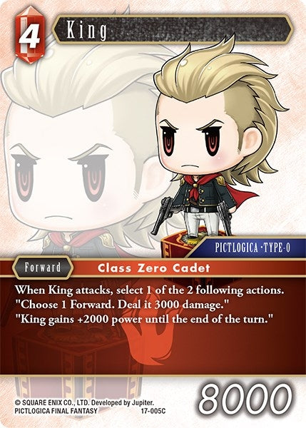 Image for King (Rebellion's Call) (17-005C) - Final Fantasy TCG