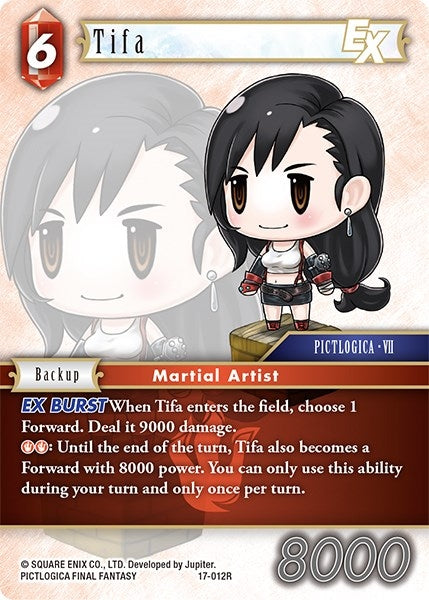 Image for Tifa EX (Rebellion's Call) (17-012R) - Final Fantasy TCG