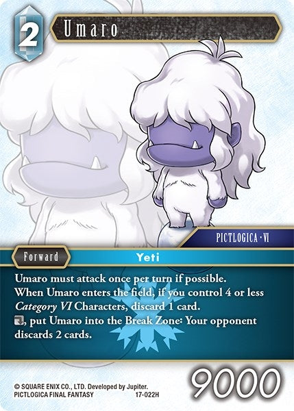 Image for Umaro (Rebellion's Call) (17-022H) - Final Fantasy TCG