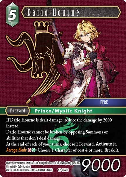 Image for Dario Hourne (Rebellion's Call) (17-052H) - Final Fantasy TCG