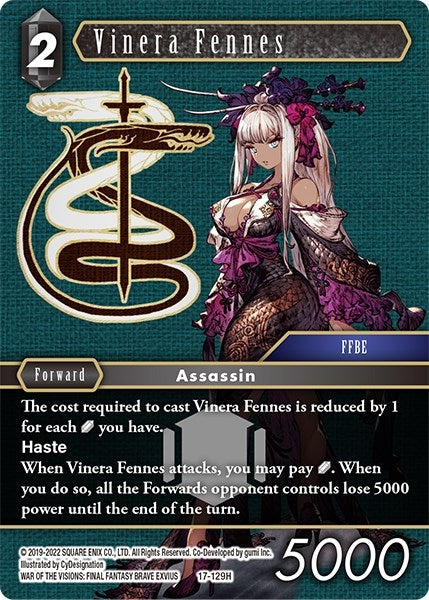 Image for Vinera Fennes (Rebellion's Call) (17-129H) - Final Fantasy TCG